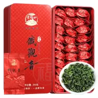 [ 铁观音]新茶安溪铁观音高山兰花香浓香型茶叶礼盒装