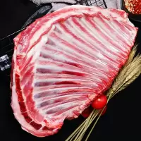 赛卡伊 新鲜带皮羊排生羊肋排现杀冷冻散养山羊肉去皮羊蝎子烧烤食材 不带皮羊排2斤切块(特惠)