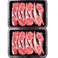 赛卡伊 羔羊排战斧法式羊排烧烤半成品羊肉羊扒西餐食材 2斤装12-16条(实惠装)