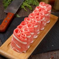 赛卡伊 新鲜羊肉卷牛肉卷现切批发价微调羊肉片羔羊火锅非清真 牛肉卷2斤装(保证国产真牛肉)