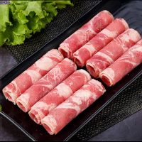 赛卡伊 新鲜羊肉卷牛肉卷现切批发价微调羊肉片羔羊火锅非清真 鸭肉卷1斤装(试吃)