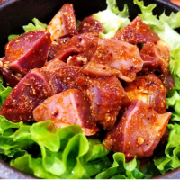 赛卡伊 毛肚牛百叶黑千层白千层黑毛肚新鲜火锅食材水发火锅牛肚 麻辣小郡肝150gX2袋