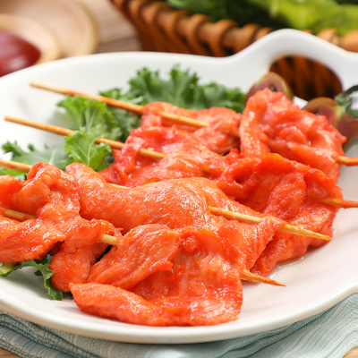 赛卡伊 串串香鸡肉串 里脊肉新鲜冷冻里脊肉片 油炸手抓饼专用里脊肉20串