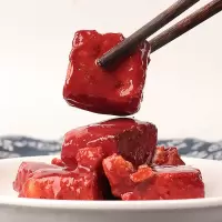 赛卡伊 二克山正宗克东腐乳特产豆腐乳红方塑坛装大块腐乳250g罐装