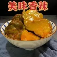 赛卡伊 涪陵榨菜[本月]优质圆形400克5/9斤整箱微辣原味鲜脆特产好味道 圆形榨菜微辣3斤整箱