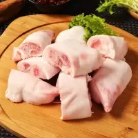 赛卡伊 [现杀]猪蹄子现杀整只带筋猪脚猪爪生猪蹄前蹄农家散养冷冻猪蹄 带筋土猪蹄切块[4斤]整只切好