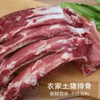 赛卡伊 多肉排骨新鲜冷冻猪排猪肋排猪小排猪前排寸排肋骨猪肉 猪排骨带箱4斤[肉多]推荐