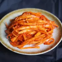 赛卡伊 [拌桔梗]香辣拌桔梗桔梗泡菜桔梗咸菜桔梗250g 2袋朝鲜族拌桔梗小菜[1斤]