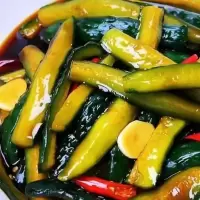 赛卡伊 腌黄瓜农家自制脆甜黄瓜咸菜酱黄瓜即食开胃下饭菜爽口酱菜 1袋[500g酱香瓜条]