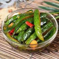 赛卡伊 腌黄瓜农家自制脆甜黄瓜咸菜酱黄瓜即食开胃下饭菜爽口酱菜 4袋[500g酱香瓜条]