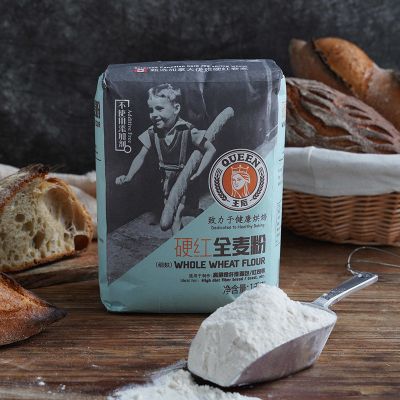 赛卡伊 硬红全麦面粉 含麦麸麸皮杂粮面包小麦粗粮粉烘焙家用材料1kg