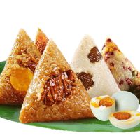 赛卡伊 蛋黄肉粽鲜肉粽白豆沙蜜枣粽特产零食多口味粽子蜜枣粽豆沙粽