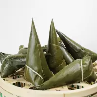赛卡伊 白米粽子纯糯米恩施农家制作原味白米粽 新鲜清水红枣白粽子