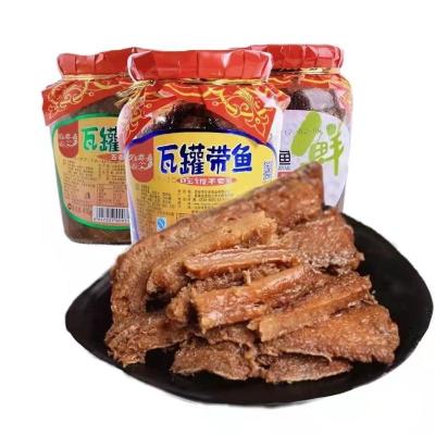 赛卡伊 瓦罐带鱼罐头{410g每瓶*3瓶}即食红烧麻辣五香带鱼罐头