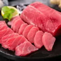 赛卡伊 金枪鱼刺身新鲜大目金枪鱼中段 生鱼片寿司料理日式料海鲜水产 金枪鱼块3斤