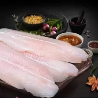 赛卡伊 新鲜巴沙鱼柳龙利鱼冷冻巴沙鱼片商用鱼肉块无骨鱼整条 5斤装少冰