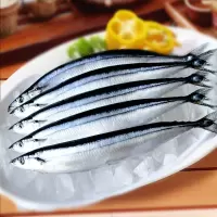 赛卡伊 秋刀鱼鲜冷冻 新鲜海鲜鱼鲜活深海鱼日式烧烤食材 精先美味秋刀鱼/一斤(净重无冰)