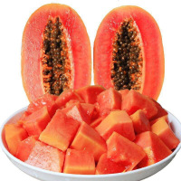 赛卡伊 树上熟红心木瓜牛奶青木瓜个大整箱10斤冰糖新鲜