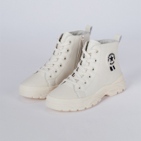 靴子2020年冬季女中童帅气工装休闲鞋
