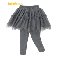 巴拉巴拉女小童打底裤2021年春季女幼童甜美可爱长裤