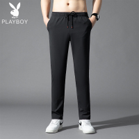灰色运动裤男夏季薄款宽松直筒平脚九分卫裤韩版潮流春秋休闲裤子 BSD8905