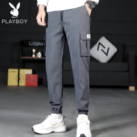 工装裤男生休闲裤夏季新薄款长裤束脚哈伦2021春秋季百搭潮牌. BSD992