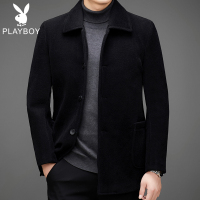 毛呢大衣男中长款中老年羊毛上衣秋季爸爸装加厚风衣呢子外套冬装. WLAC2803