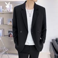 休闲西装外套男宽松双排扣上衣韩版潮流春季男士时装雅痞帅小西服KLG8108