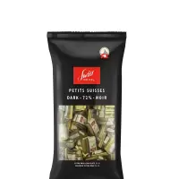 [直营]瑞士进口SwissDelice狄妮诗72%纯黑巧克力1.3kg喜糖零食