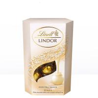 Lindt瑞士莲软心巧克力牛奶白巧精选分享装200g 圣诞节