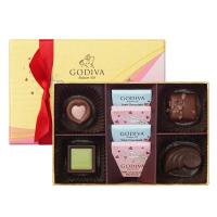 GODIVA歌帝梵至爱巧克力礼盒8颗 比利时巧克力顺丰