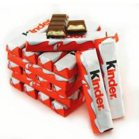 健达kinder牛奶夹心巧克力T8条*10整盒装儿童休闲旅游生日零食