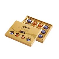 德芙 尊慕臻选黑巧克力140g礼盒 圣诞礼盒生日