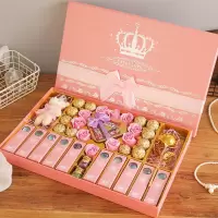 情人节送女友女生德芙巧克力礼盒装生日年货节心形糖果表白
