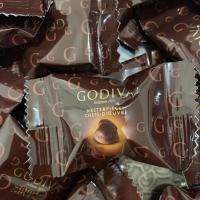 美国进口Godiva歌帝梵夹心软心黑巧克力415g 袋装女友零食