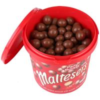 澳洲麦提莎maltesers麦丽素牛奶夹心巧克力桶装465纯可可进口零食