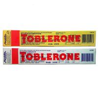瑞士进口零食Toblerone瑞士三角巧克力牛奶巧克力/白巧克力100g*6