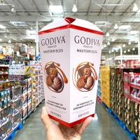 美国 Godiva歌帝梵夹心巧克力软心丝滑黑巧榛子牛奶礼盒501g