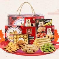 澳饼家金尊办公零食大礼包年货曲奇饼干鸡蛋卷杏仁酥特价[3月3日发完]