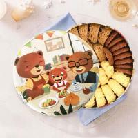 珍妮曲奇小熊手工饼干礼盒640g四味办公室休闲零食进口原料香港味