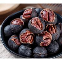 19新货山核桃临安水煮炭烧手剥小核桃黑2罐 总重500g特大坚果零食