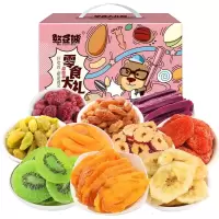 憨豆熊水果干大礼包1080g 春节送礼零食礼盒果脯蜜饯礼包10包