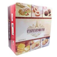 澳金语巴黎浪漫时刻什锦饼干礼盒幸福浪漫什锦礼盒760g休闲零食