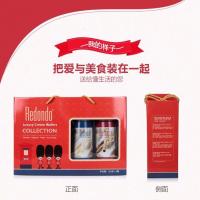 瑞丹多威化卷心酥150g*4罐年货礼盒印尼进口清真零食品蛋卷饼干棒