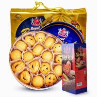 [马来西亚]GPR饼干油曲奇饼干652g零食特产小吃圆罐整箱礼盒