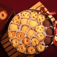 荣诚曲奇礼盒908克曲奇饼干蔓越莓酥脆零食小吃礼盒手信送礼