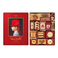 日本千朋红帽子饼干网红零食什锦曲奇喜饼生日伴手礼盒装504g[3月18日发完]