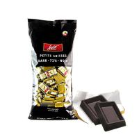 国内加拿大进口瑞士Swiss Delice狄妮诗72%纯黑巧克力1.3KG
