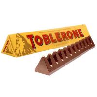 瑞士进口 三角巧克力Toblerone白黑牛奶葡萄干蜂蜜奶油扁桃仁100g