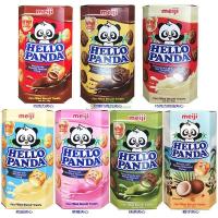 新加坡明治熊猫夹心网红饼干50g×7盒莓奶油抹茶巧克力儿童零食